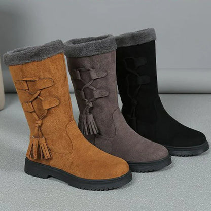 Botas Mujer Invierno Suela Gruesa Forro Calido