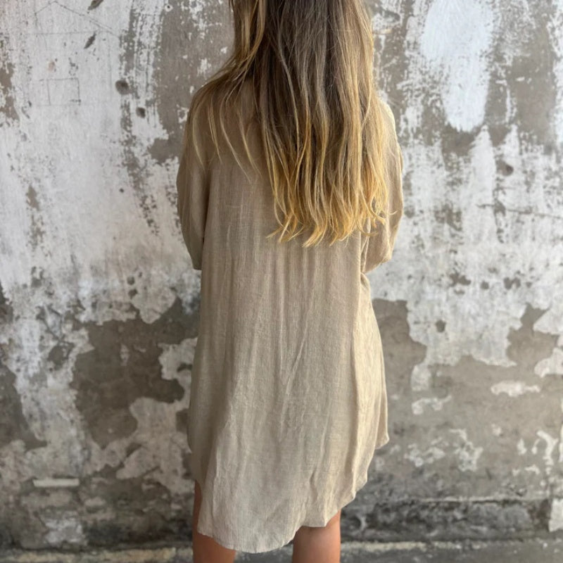Conjunto Mujer de Camisa y Pantalón Botones Ajuste Clásico