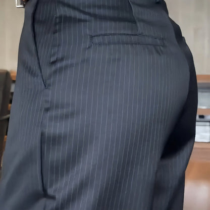 Pantalón Vestir Mujer Cintura Alta Corte Recto