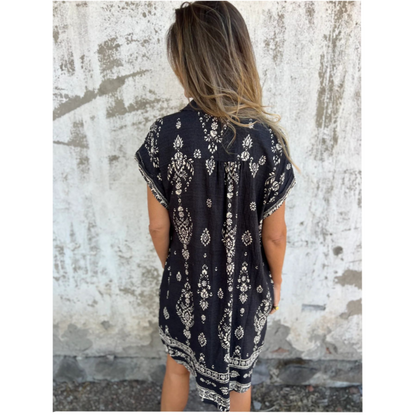 Vestido Boho Mujer Ligero Vintage Estilo Verano Festival