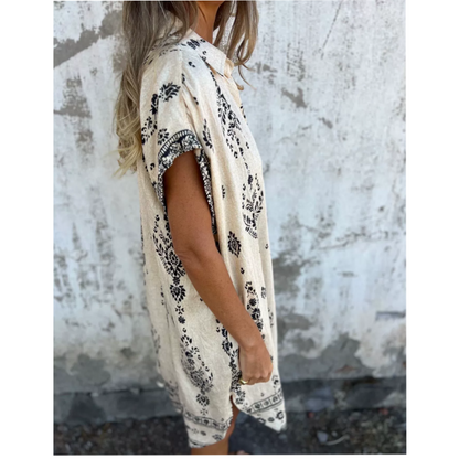 Vestido Boho Mujer Ligero Vintage Estilo Verano Festival