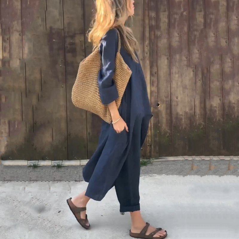 Conjunto Mujer de Verano Sin Mangas y Pantalón Fluido - Mavetta