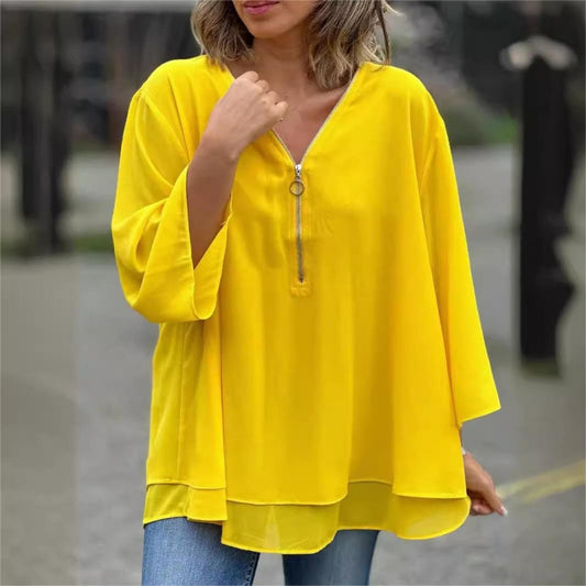 Blusa Mujer Ligera Algodón Estilo Relajado Verano - Mavetta