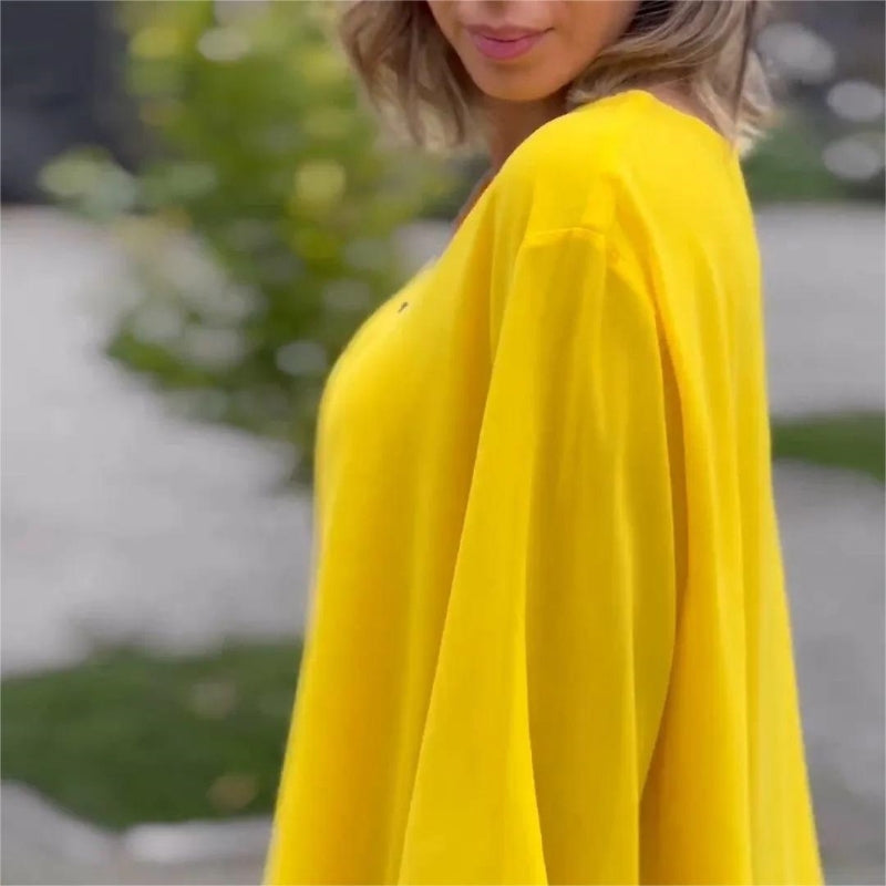 Blusa Mujer Ligera Algodón Estilo Relajado Verano