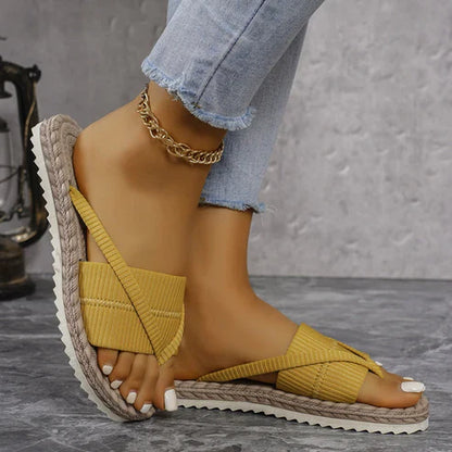 Chanclas Mujer Comodas Veraniegas Ajuste Clasico