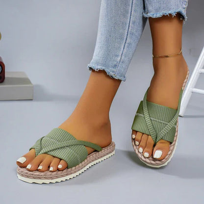 Chanclas Mujer Comodas Veraniegas Ajuste Clasico