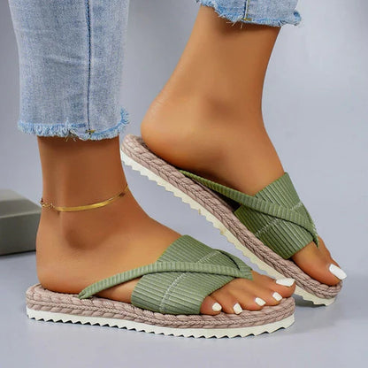 Chanclas Mujer Comodas Veraniegas Ajuste Clasico