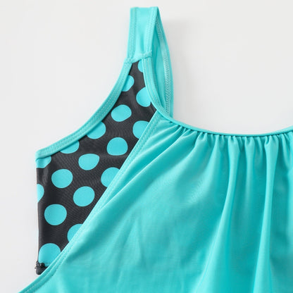 Bikini Mujer de Tela Estampada Cintura Alta Ajustado