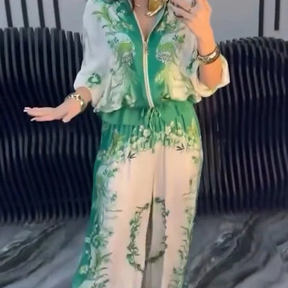 Conjunto Mujer Dos Piezas Elegante Ajuste Clásico