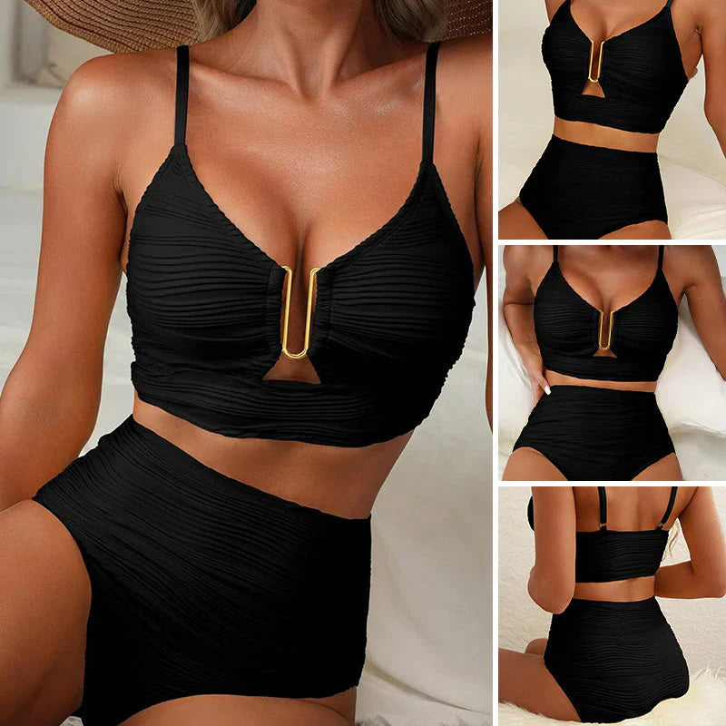 Bikini Mujer Push-up Cintura Alta
