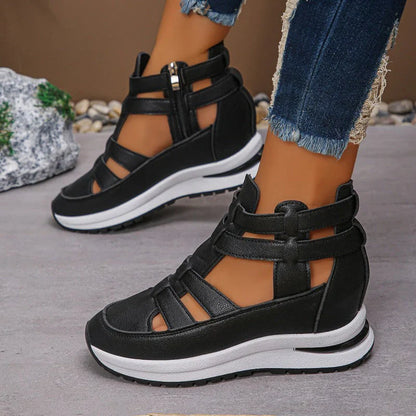 Cuñas Mujer Ligeras Comodas Cremallera Lateral