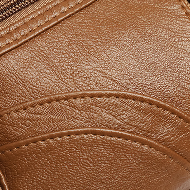Bolso bandolera mujer con bolsillos y cremallera funcional