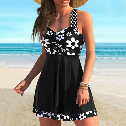Tankini mujer de baño con shorts cómodo y favorecedor