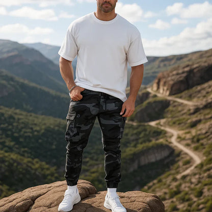 Pantalones Hombre Estampado Camuflaje Ajuste Regular - Mavetta