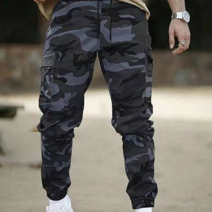 Pantalones Hombre Estampado Camuflaje Ajuste Regular