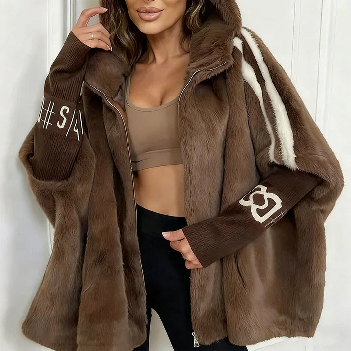 Chaqueta casual Mujer con capucha y cremallera