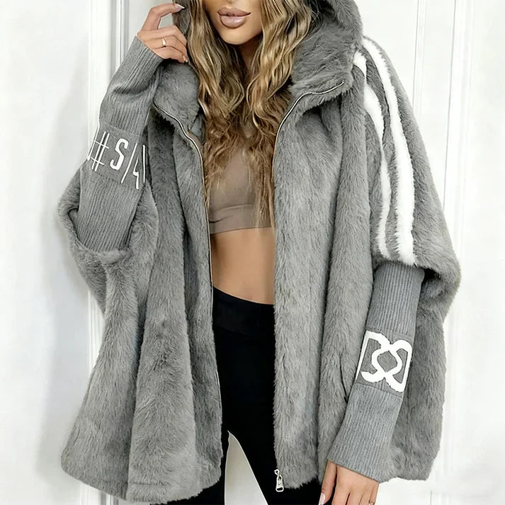 Chaqueta casual Mujer con capucha y cremallera
