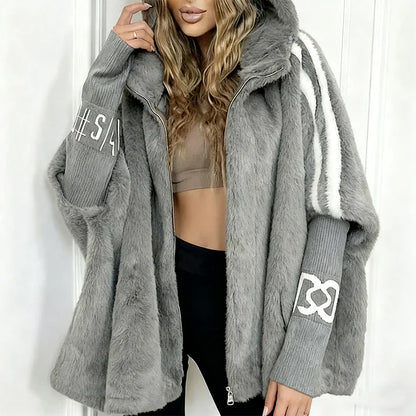 Chaqueta casual Mujer con capucha y cremallera
