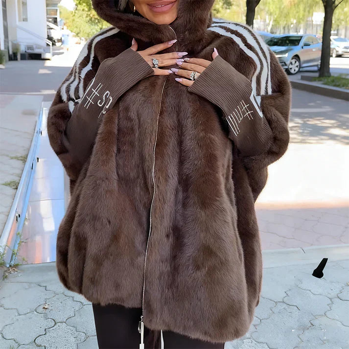 Chaqueta casual Mujer con capucha y cremallera