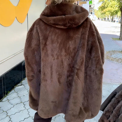 Chaqueta casual Mujer con capucha y cremallera