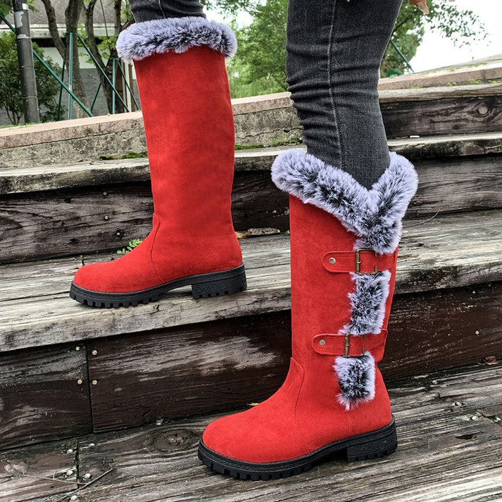 Botas de nieve Mujer con forro cálido y aislante