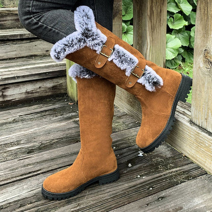 Botas de nieve Mujer con forro cálido y aislante