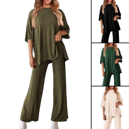Conjunto Casual Mujer Algodón Suave Ajuste Cómodo