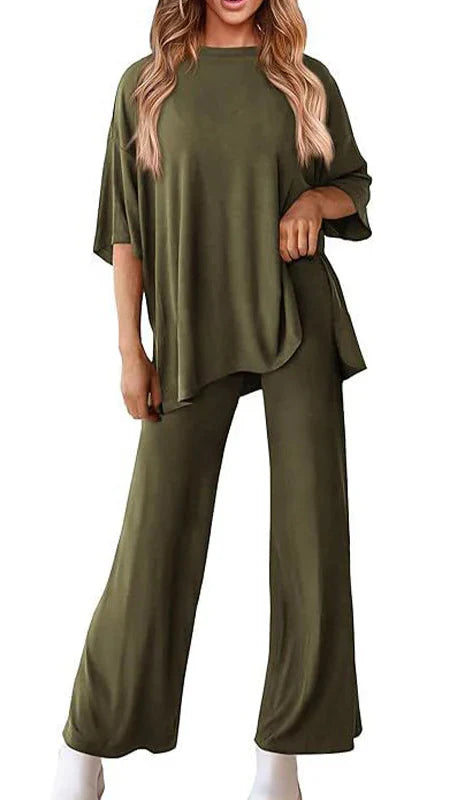 Conjunto Casual Mujer Algodón Suave Ajuste Cómodo