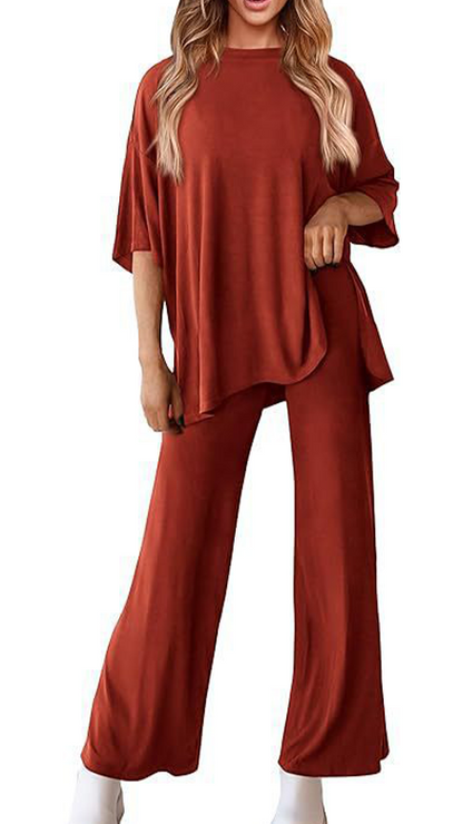 Conjunto Casual Mujer Algodón Suave Ajuste Cómodo