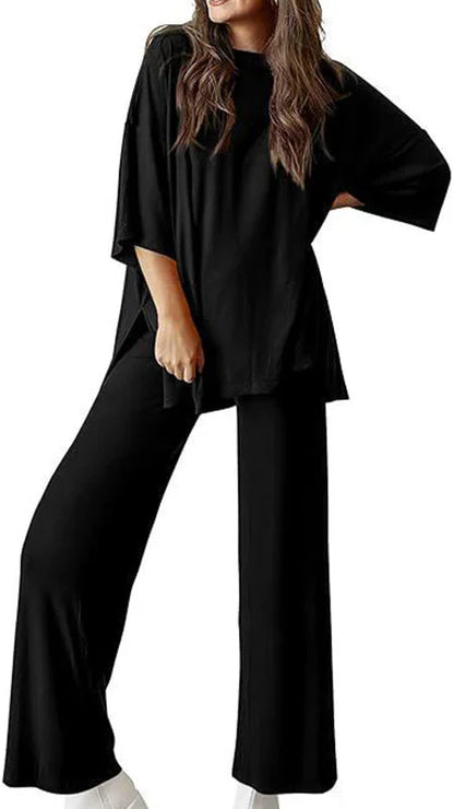Conjunto Casual Mujer Algodón Suave Ajuste Cómodo