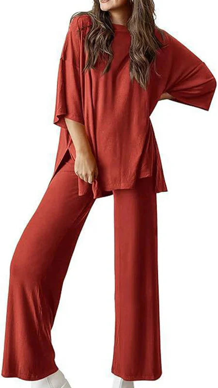 Conjunto Casual Mujer Algodón Suave Ajuste Cómodo