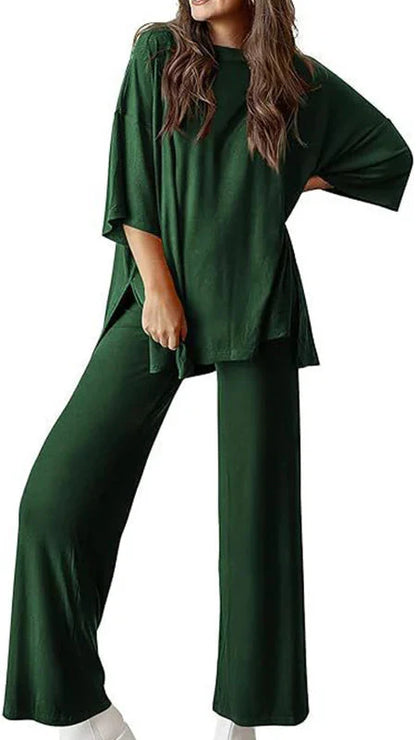 Conjunto Casual Mujer Algodón Suave Ajuste Cómodo