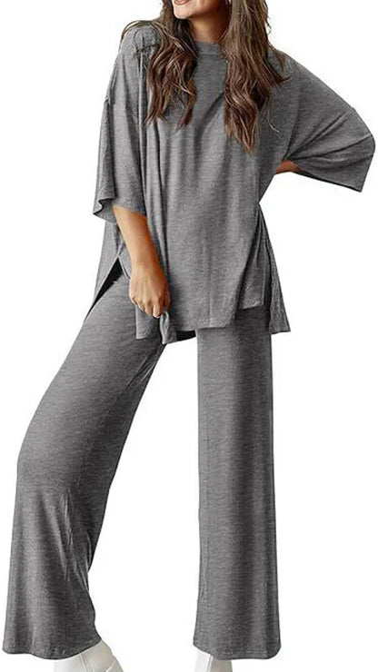Conjunto Casual Mujer Algodón Suave Ajuste Cómodo