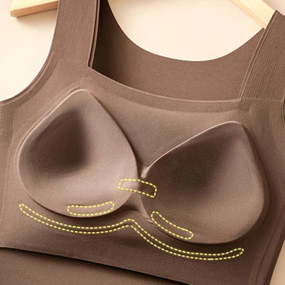 térmico mujer con sujetador integrado y cuello en u
