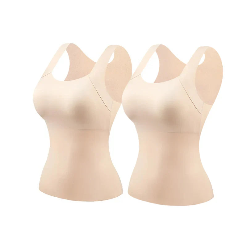 térmico mujer con sujetador integrado y cuello en u