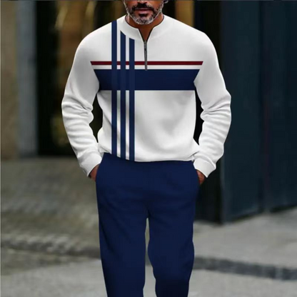 Conjunto Hombre Jersey Estampado y Pantalón Valerina Milano