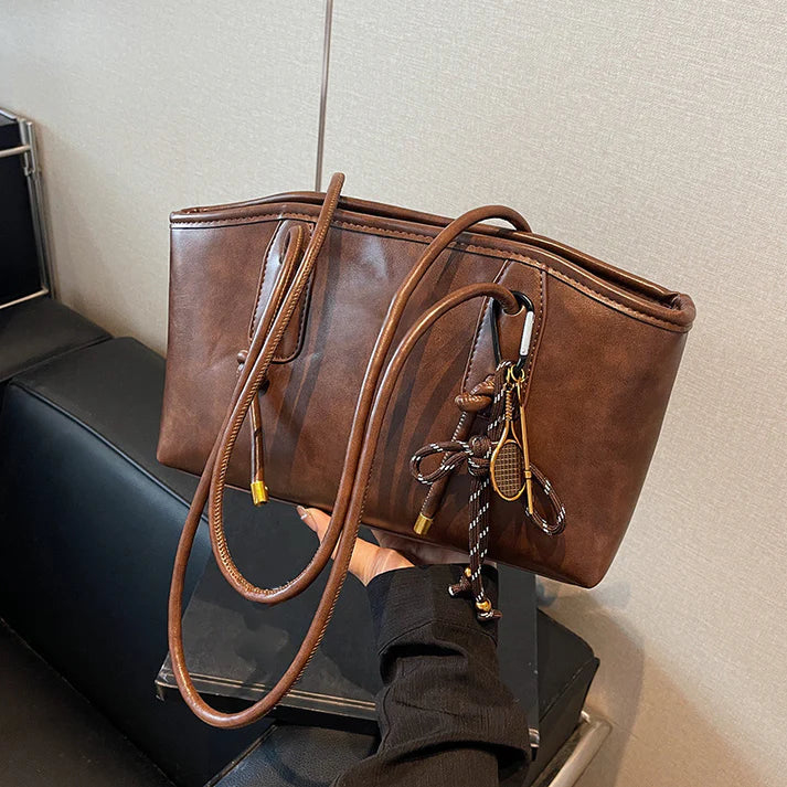 Bolso vintage Mujer de piel sintética estructurado