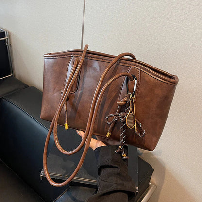 Bolso vintage Mujer de piel sintética estructurado