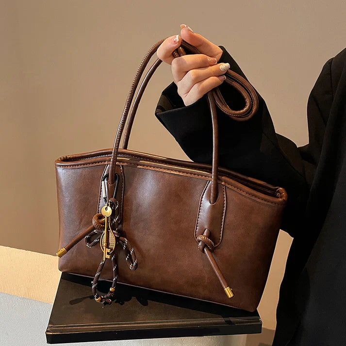 Bolso vintage Mujer de piel sintética estructurado