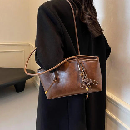 Bolso vintage Mujer de piel sintética estructurado