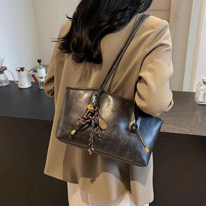 Bolso vintage Mujer de piel sintética estructurado