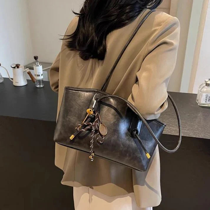 Bolso vintage Mujer de piel sintética estructurado