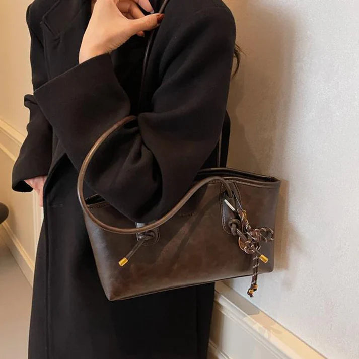 Bolso vintage Mujer de piel sintética estructurado