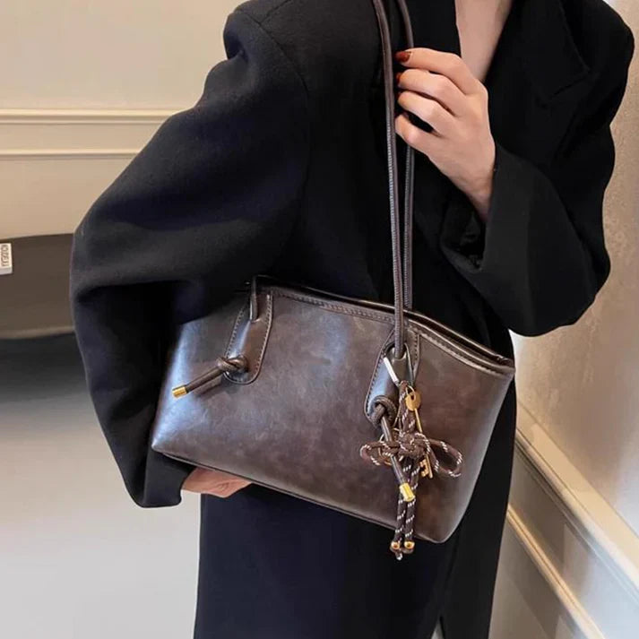Bolso vintage Mujer de piel sintética estructurado