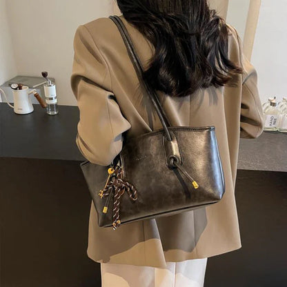 Bolso vintage Mujer de piel sintética estructurado