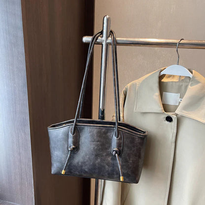 Bolso vintage Mujer de piel sintética estructurado