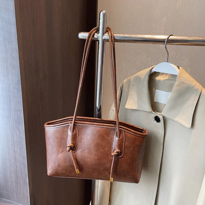 Bolso vintage Mujer de piel sintética estructurado