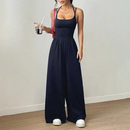 Mono Mujer Casual Tirantes Finos Ajuste Relax