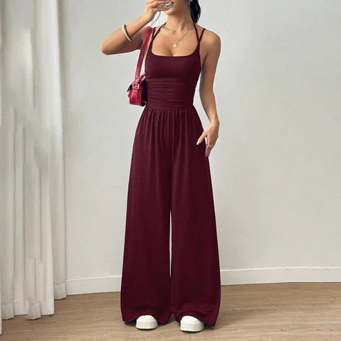 Mono Mujer Casual Tirantes Finos Ajuste Relax