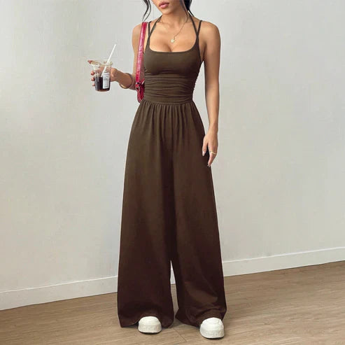 Mono Mujer Casual Tirantes Finos Ajuste Relax
